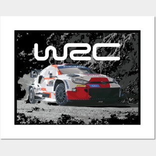 wrc monte carlo gr yaris Sebastien Ogier drift rally car Posters and Art